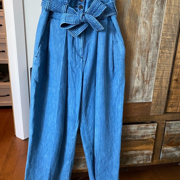 Vanessa Bruno designer paper bag denim - Picture 2 of 7